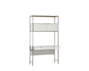 Ambrose Modular Wall Desk - Champagne Gold - Cream