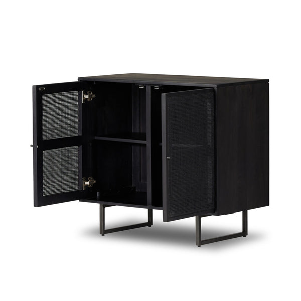Carmel Small Cabinet - Black Wash