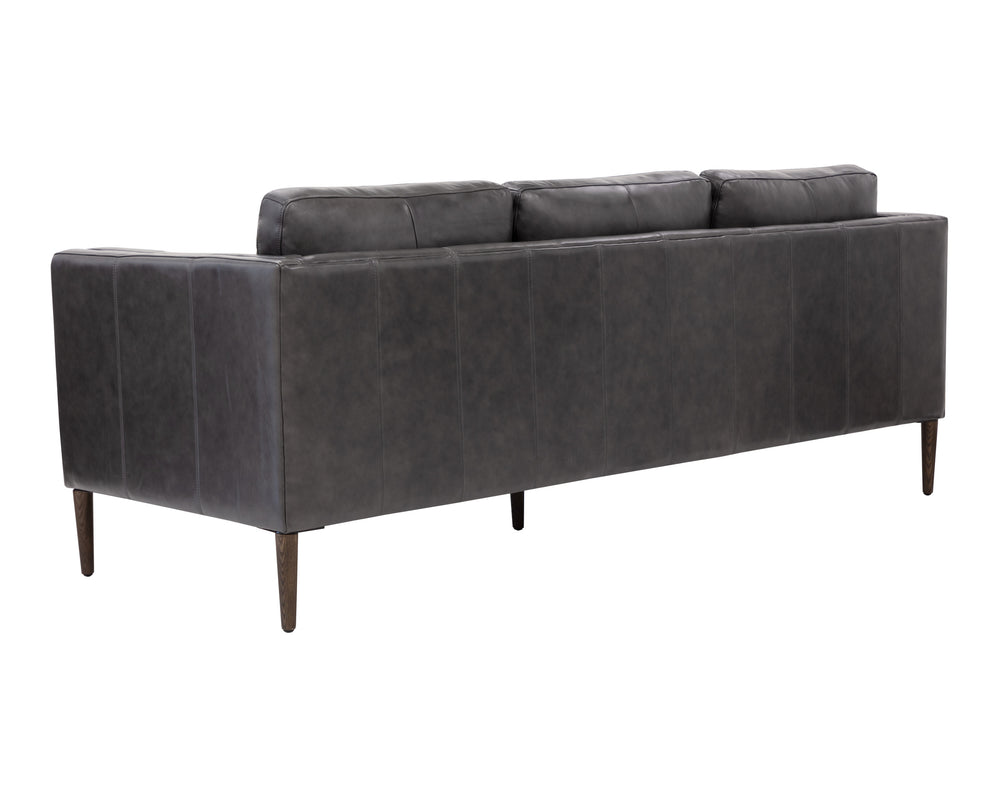 RICHMOND SOFA - BRENTWOOD CHARCOAL LEATHER