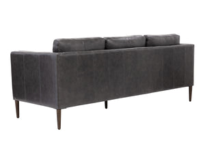 RICHMOND SOFA - BRENTWOOD CHARCOAL LEATHER