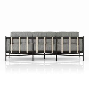 Hearst Outdoor Sofa 99" In Faye Ash