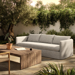 Andre Outdoor Sofa 96" in Alessi Slate