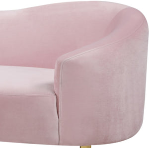 Bradford Sofa In Pink Velvet