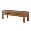 Lucca PU Bench, Vintage Cider