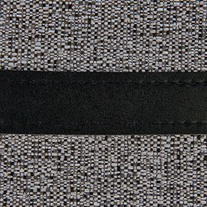 Zuney Fabric Bench In Princeton Gray