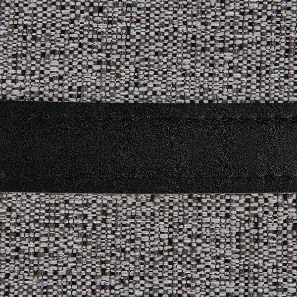 Zuney Fabric Bench In Princeton Gray