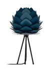 Aluvia Table Lamp in Petrol with Black Base