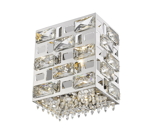 Aludra 1 Light Wall Sconce in Chrome Finish
