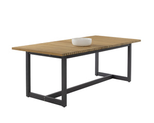 GENEVE EXTENSION DINING TABLE - NATURAL - 83" to 107"