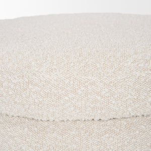 Elise Cream Boucle Upholstered Storage Ottoman