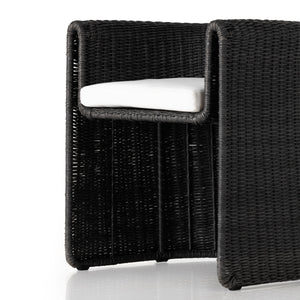 Tucson Outdoor Dining Armchair In Coal