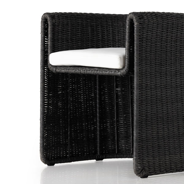 Tucson Outdoor Dining Armchair In Coal