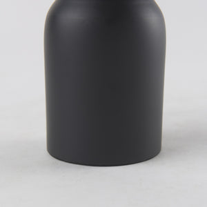 Malta Small Black Metal Candle Holder