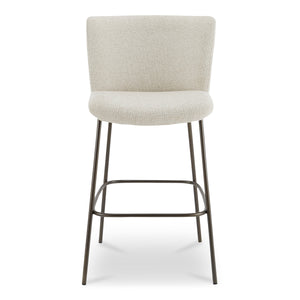 Moe's Early Bar Stool in Beige Performance Fabric