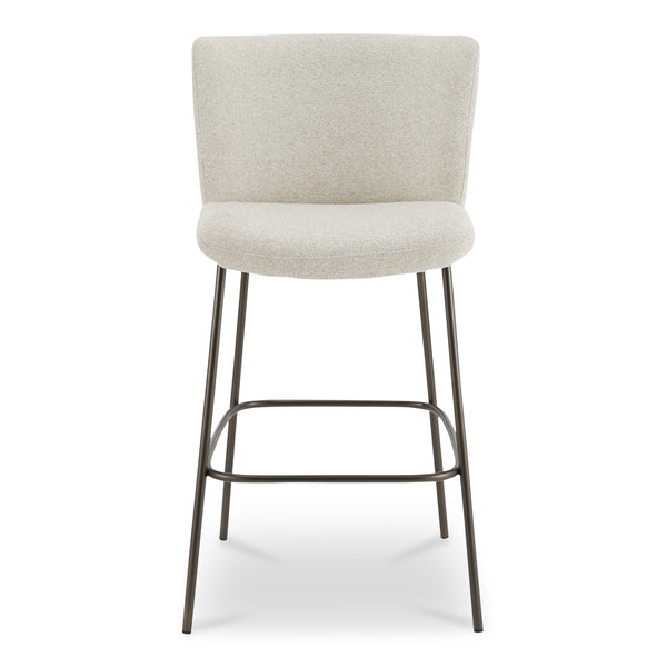 Moe's Early Bar Stool in Beige Performance Fabric