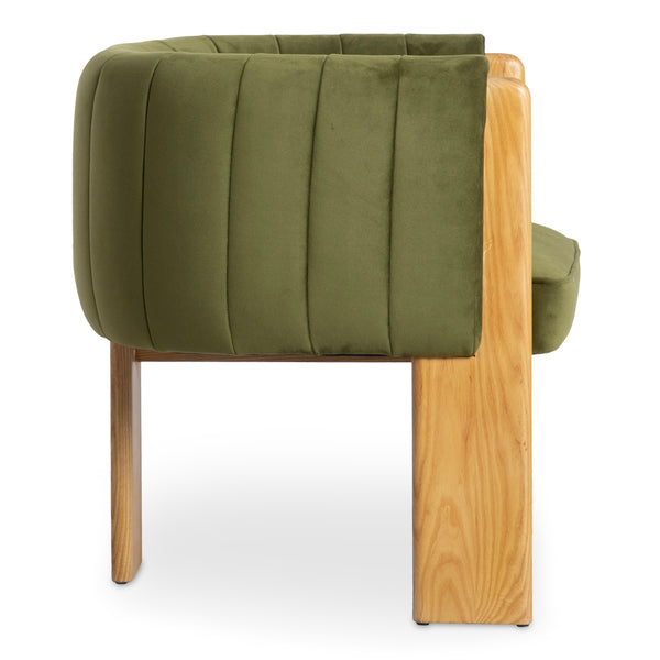 Moe's Sofi Accent Chair in Truly Olive