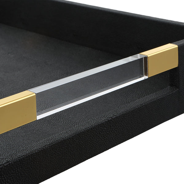 Wessex Black Shagreen Tray