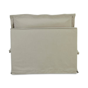 Moe's Olivia Slipper Chair in Sand Beige