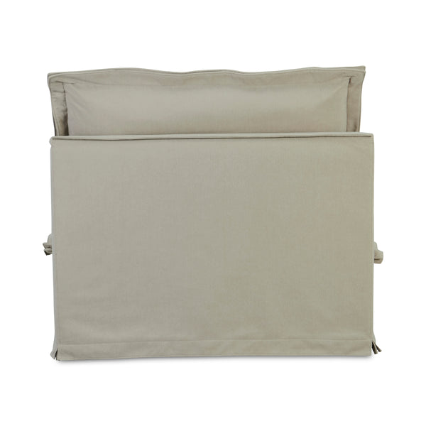 Moe's Olivia Slipper Chair in Sand Beige