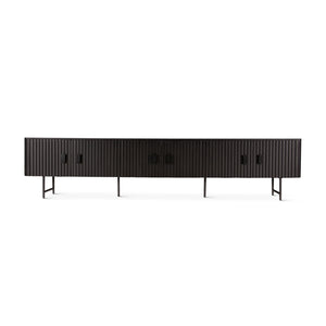 Verbania 98" Plasma Cabinet, Matte Black