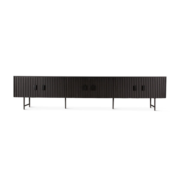 Verbania 98" Plasma Cabinet, Matte Black