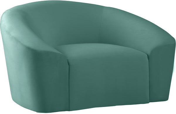 Vivian Chair In Mint Velvet
