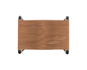 RIZ STOOL - TAN LEATHER