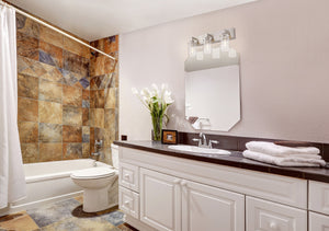 Savannah 3 Light Vanity in Brushed Nickel Finish