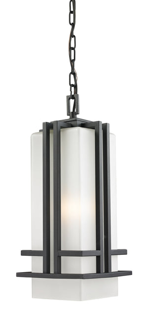 Abbey Outdoor Chain Light in Black Finish