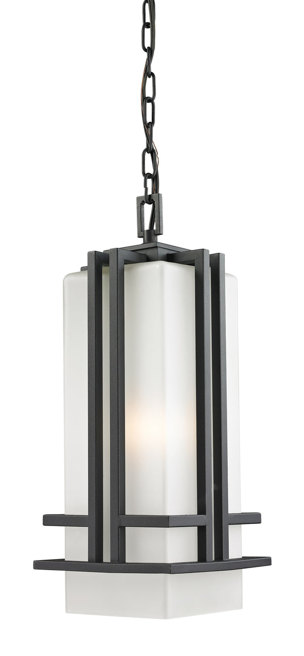 Abbey Outdoor Chain Light in Black Finish