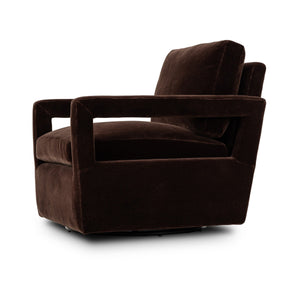 Olson Swivel Chair - Monte Chocolate