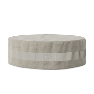 Weatherproof Outdoor Round Coffee Table Cover - Baron Grey