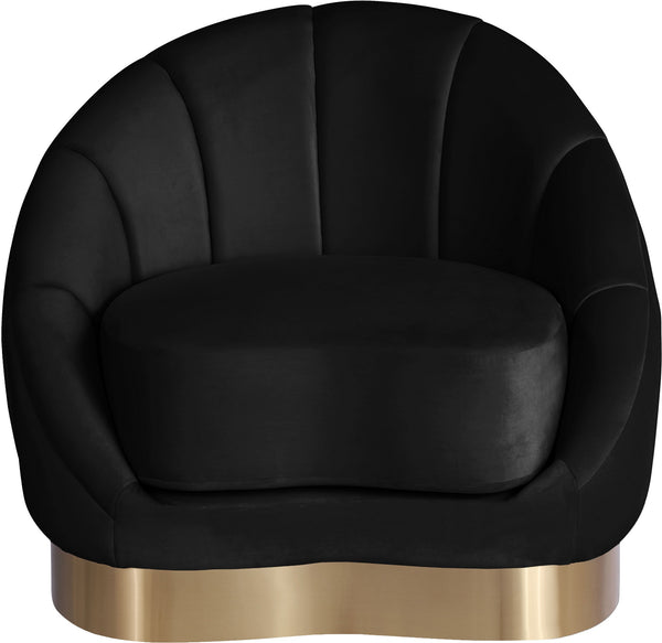 Jesse Chair In Black Velvet