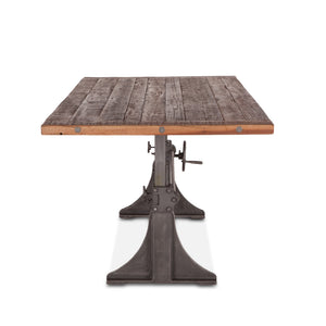Manchester 84-Inch Adjustable Reclaimed Teak Wood Dining Table