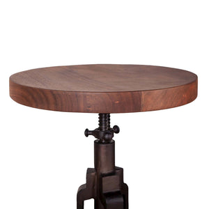 Organic Forge Raw Walnut Adjusting Stool