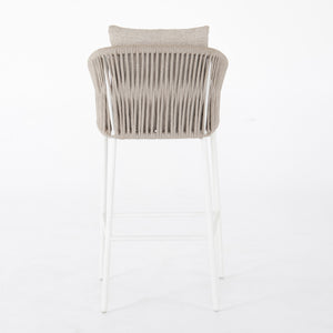 Porto Outdoor Stool-White-Bar