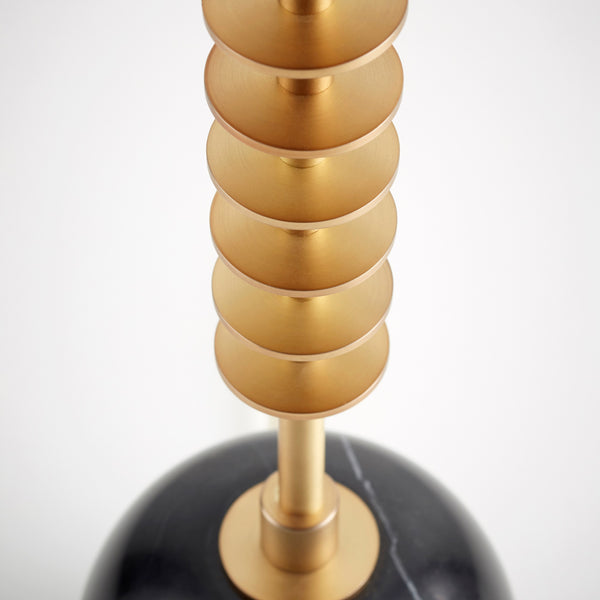 Sheridan Table Lamp in Gold and Black