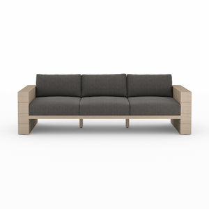 Leroy Outdoor Sofa In 96" In Brown/Charcoal