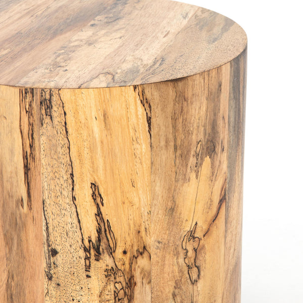 Hudson Round End Table-Spalted Primavera
