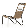 Tegan Outdoor Chair In Faux Dark Hyacinth