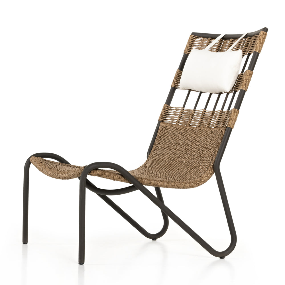 Tegan Outdoor Chair In Faux Dark Hyacinth