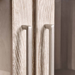Bradley Solid Wood 4Dr Cabinet in Coastal White