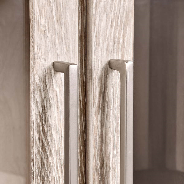 Bradley Solid Wood 4Dr Cabinet in Coastal White