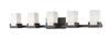 Peak 5 Light Vanity in Bronze Finish