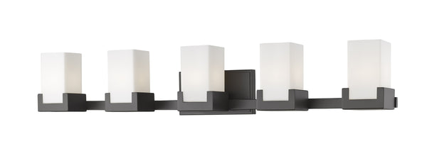 Peak 5 Light Vanity in Bronze Finish