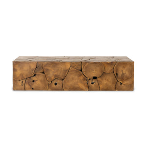 Tomlin Outdoor Coffee Table In Teak Root