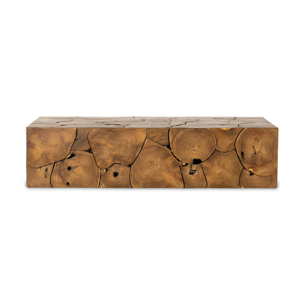 Tomlin Outdoor Coffee Table In Teak Root