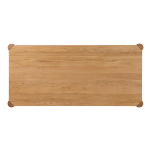 Post Large Dining Table in Natural Oak