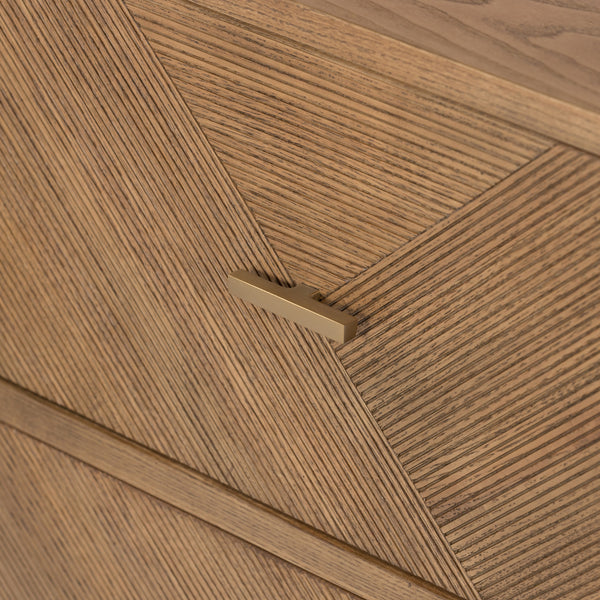 Caspian 6 Drawer Dresser In Nat Ash Veneer