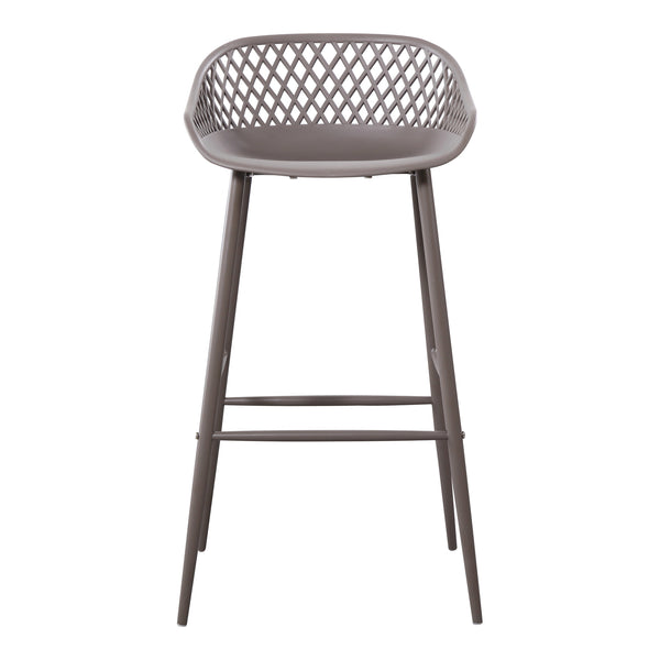 Moe's Piazza Outdoor Barstool Set of 2 in Grey